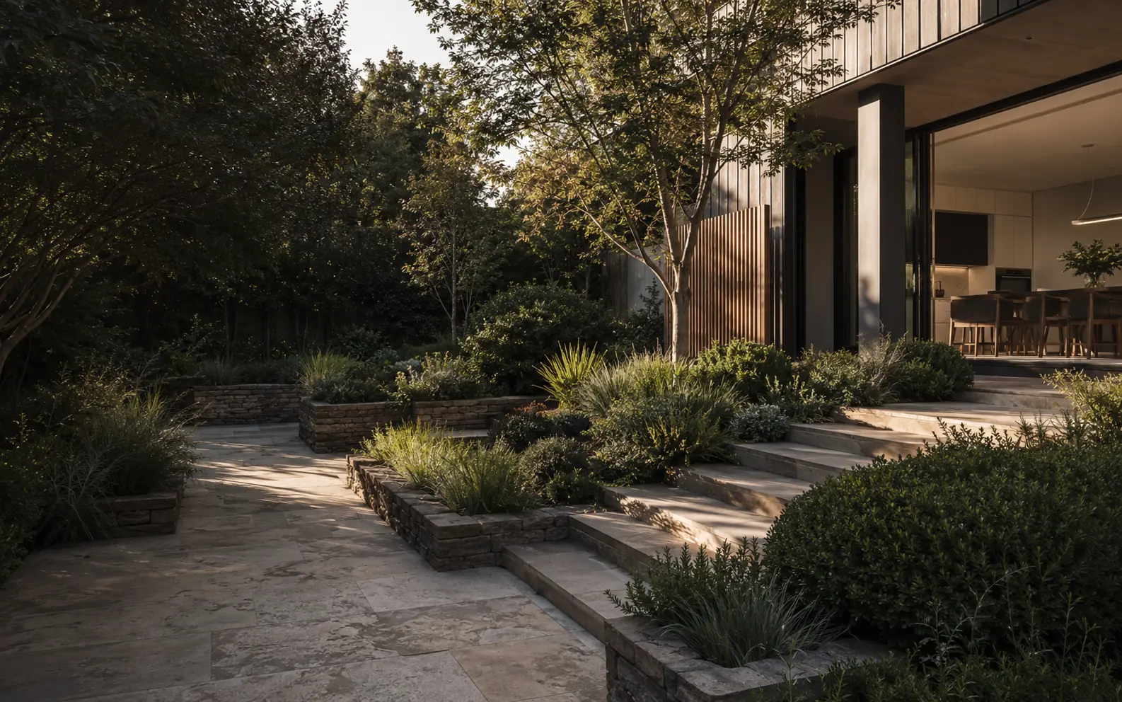 Considered residential architecture and landscape resolved as one complete environment
